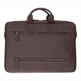 Bouletta Laptop Briefcase Truro Leather Business Briefcase / Laptop Case 16" with Suitcase Premium Koruma