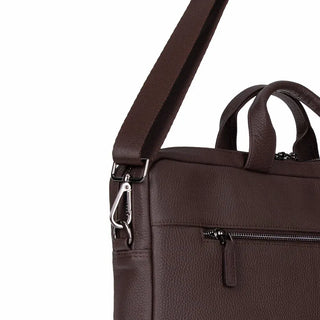 Bouletta Laptop Briefcase Truro Leather Business Briefcase / Laptop Case 16" with Suitcase Premium Koruma