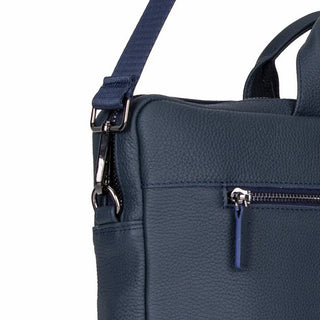 Bouletta Laptop Briefcase Truro Leather Business Briefcase / Laptop Case 16" with Suitcase Premium Koruma