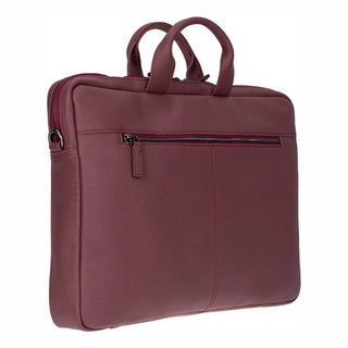Bouletta Laptop Briefcase Truro Leather Business Briefcase / Laptop Case 16" with Suitcase Premium Koruma