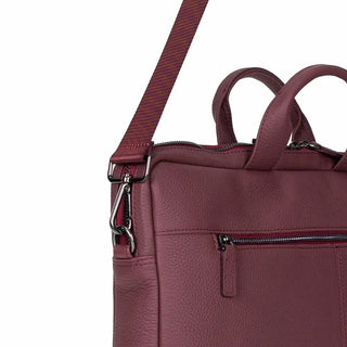 Bouletta Laptop Briefcase Truro Leather Business Briefcase / Laptop Case 16" with Suitcase Premium Koruma