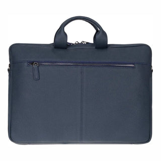 Bouletta Laptop Briefcase Truro Leather Business Briefcase / Laptop Case 16" with Suitcase Premium Koruma
