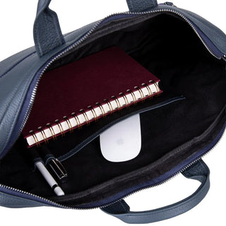 Bouletta Laptop Briefcase Truro Leather Business Briefcase / Laptop Case 16" with Suitcase Premium Koruma