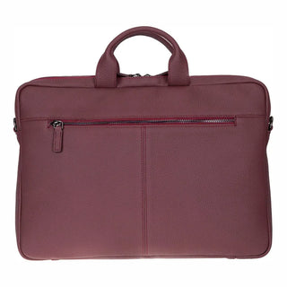 Bouletta Laptop Briefcase Truro Leather Business Briefcase / Laptop Case 16" with Suitcase Premium Koruma