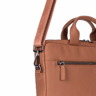 Bouletta Laptop Briefcase Truro Leather Business Briefcase / Laptop Case 16" with Suitcase Premium Koruma