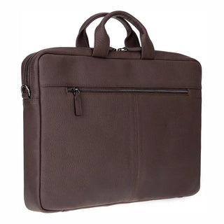 Bouletta Laptop Briefcase Truro Leather Business Briefcase / Laptop Case 16" with Suitcase Premium Koruma