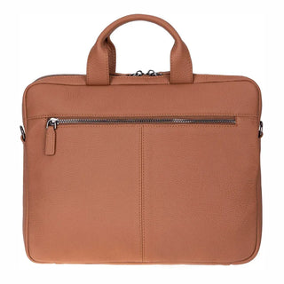 Bouletta Laptop Briefcase Truro Leather Business Briefcase / Laptop Case 16" with Suitcase Premium Koruma