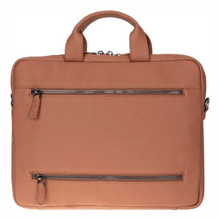 Bouletta Laptop Briefcase Truro Leather Business Briefcase / Laptop Case 16" with Suitcase Premium Koruma