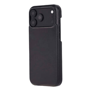 Bouletta Phone Case Black Ultimate Jacket Leather iPhone 18 Pro Case Premium Koruma