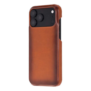 Bouletta Phone Case Tan Ultimate Jacket Leather iPhone 18 Pro Case Premium Koruma