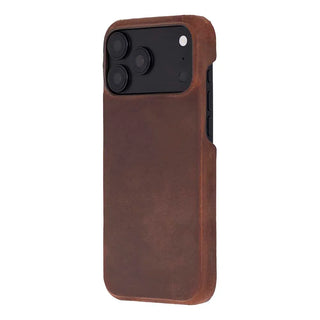 Bouletta Phone Case Saddle Brown Ultimate Jacket Leather iPhone 18 Pro Max Case Premium Koruma