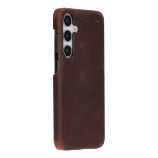 Bouletta Phone Case Saddle Brown Ultimate Jacket Samsung Galaxy S25 Plus Leather Case Premium Koruma