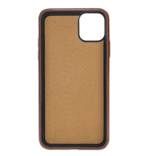 Bouletta Phone Case Tan Ultra Cover iPhone 11 Pro Max Leather Case with Card Holder Premium Koruma