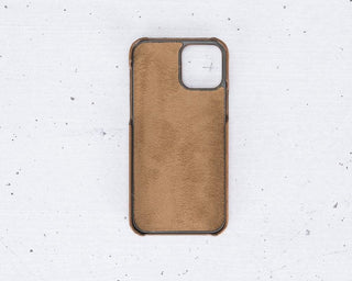 Bouletta Phone Case Sandy Tan Ultra Cover iPhone 12 Pro Max Leather Case with Card Holder Premium Koruma