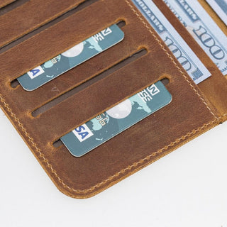 Bouletta Phone Case Moccasin Universal Leather Wallet Premium Koruma