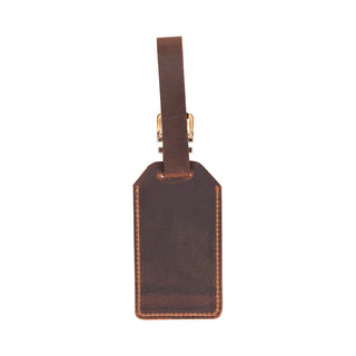 Bouletta Luggage Tag Saddle Brown Uno Leather Luggage Tag Premium Koruma
