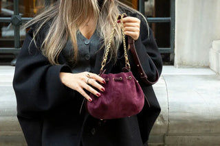 Bouletta Women's Bag Valentina Women's Suede Leather Bag Premium Koruma