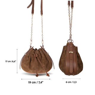 Bouletta Women's Bag Valentina Women's Suede Leather Bag Premium Koruma