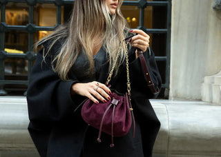 Bouletta Women's Bag Valentina Women's Suede Leather Bag Premium Koruma