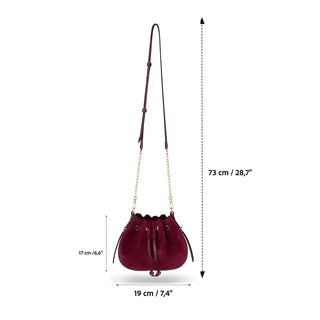 Bouletta Women's Bag Valentina Women's Suede Leather Bag Premium Koruma