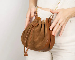 Bouletta Women's Bag Valentina Women's Suede Leather Bag Premium Koruma