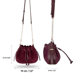 Bouletta Women's Bag Valentina Women's Suede Leather Bag Premium Koruma