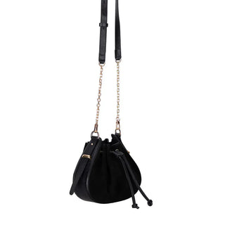 Bouletta Women's Bag Black Valentina Women's Suede Leather Bag Premium Koruma