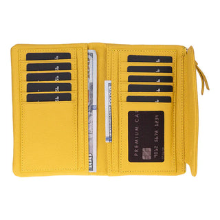 Bouletta Women's Bag Yellow Vellure Leather Women's Handbag, Medium Premium Koruma