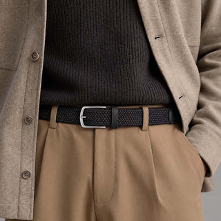 Bouletta Men's Belt Black / 125 Cm Veston Men's Belt Premium Koruma