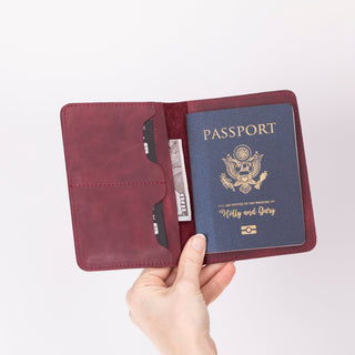 Bouletta Passport Wallet Viaggio Leather Passport Wallet Premium Koruma