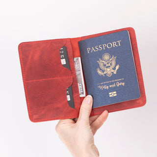 Bouletta Passport Wallet Viaggio Leather Passport Wallet Premium Koruma