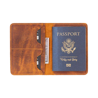 Bouletta Passport Wallet Moccasin Viaggio Leather Passport Wallet Premium Koruma