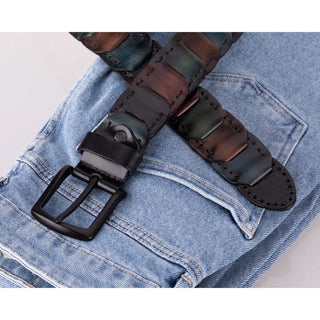 Bouletta Men's Belt Vista Braided Leather Men's Belt Premium Koruma