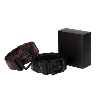 Bouletta Men's Belt Vista Braided Leather Men's Belt Premium Koruma