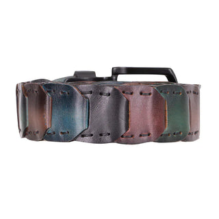 Bouletta Men's Belt Small / Rainbow Vista Braided Leather Men's Belt Premium Koruma