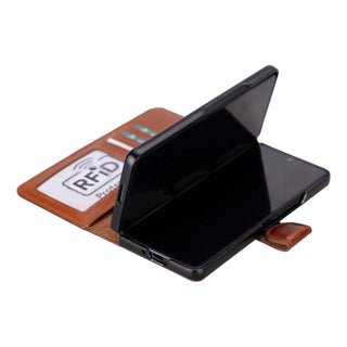 Bouletta Phone Case Wallet ID Google Pixel 10 Pro Fold Leather Folio Case Premium Koruma