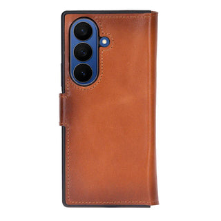 Bouletta Phone Case Wallet ID Leather Samsung Galaxy Z Fold7 Folio Case Premium Koruma
