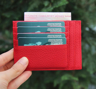 Bouletta Card Holder Zip Card Leather Holder Premium Koruma