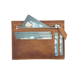 Bouletta Card Holder Zip Card Leather Holder Premium Koruma
