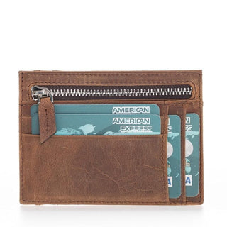 Bouletta Card Holder Zip Card Leather Holder Premium Koruma