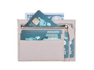 Bouletta Card Holder Zip Card Leather Holder Premium Koruma