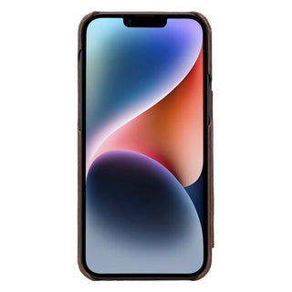 Apple iPhone 14 Serisi Kartlıklı Açılır Kapaklı Deri Arka Kılıf