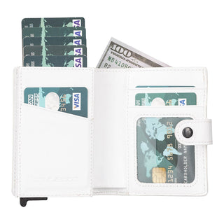 Bouletta Cüzdanlar ve Para Klipsleri AirTag Palermo Deri Cüzdan Mekanizmalı Kartlık Premium Koruma