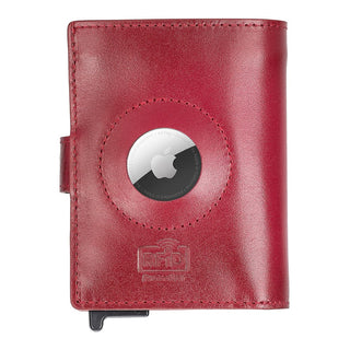 Bouletta Cüzdanlar ve Para Klipsleri AirTag Palermo Deri Cüzdan Mekanizmalı Kartlık Premium Koruma