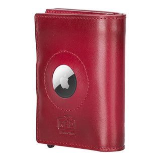 Bouletta Cüzdanlar ve Para Klipsleri AirTag Palermo Deri Cüzdan Mekanizmalı Kartlık Premium Koruma