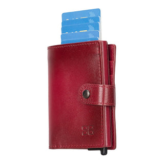 Bouletta Cüzdanlar ve Para Klipsleri AirTag Palermo Deri Cüzdan Mekanizmalı Kartlık Premium Koruma