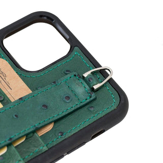 Bouletta Cep Telefonu Kılıfları Apple iPhone 11 Serisi Bileklikli Deri Kartlıklı Arka Kapak Premium Koruma
