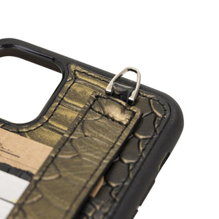 Bouletta Cep Telefonu Kılıfları Apple iPhone 11 Serisi Bileklikli Deri Kartlıklı Arka Kapak Premium Koruma