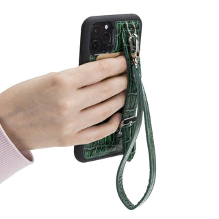 Bouletta Cep Telefonu Kılıfları Apple iPhone 11 Serisi Bileklikli Deri Kartlıklı Arka Kapak Premium Koruma