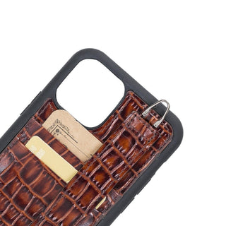 Bouletta Cep Telefonu Kılıfları Apple iPhone 11 Serisi Bileklikli Deri Kartlıklı Arka Kapak Premium Koruma